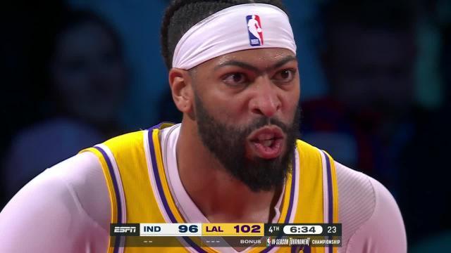 统治级表现超越鲨鱼 浓眉40+20主宰锦标赛巅峰战